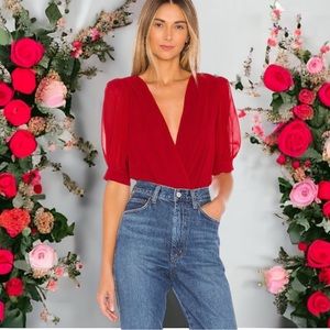 🌹🌹House of Harlow x Revolve Nora bodysuit